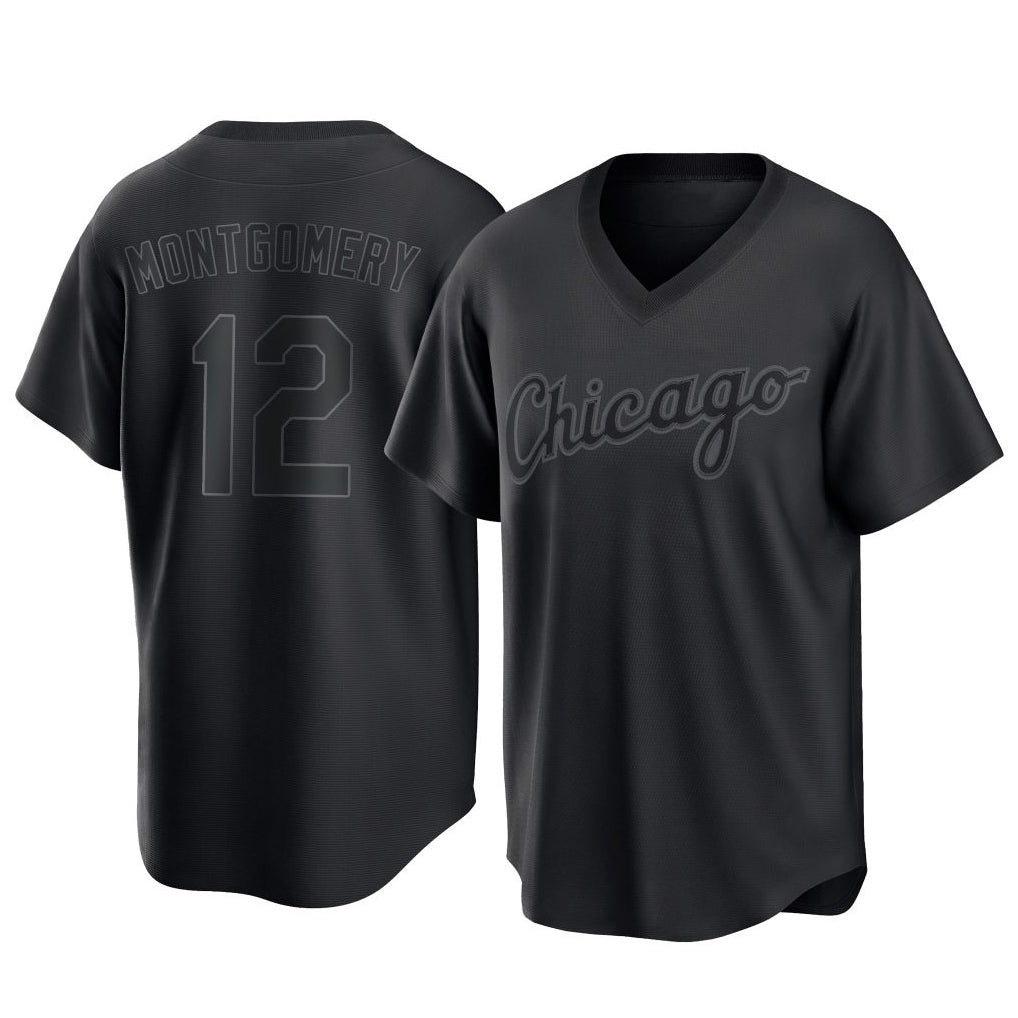 Chicago White Sox #12 Colson Montgomery Player Black Home Game Stitched Baseball Jersey