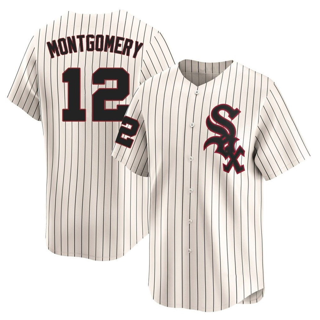 Chicago White Sox #12 Colson Montgomery Player Cream Cooperstown Collection Limited Home Stitched Baseball Jersey