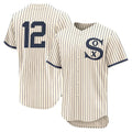 Chicago White Sox #12 Colson Montgomery Player Cream Field of Dreams Limited Elite Home Stitched Baseball Jersey