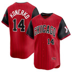 Chicago White Sox #14 Paul Konerko Red Black 2025 City Connect Limited Stitched Baseball Jersey