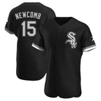 Chicago White Sox #15 Sean Newcomb Player Black Limited Elite Home Stitched Baseball Jersey