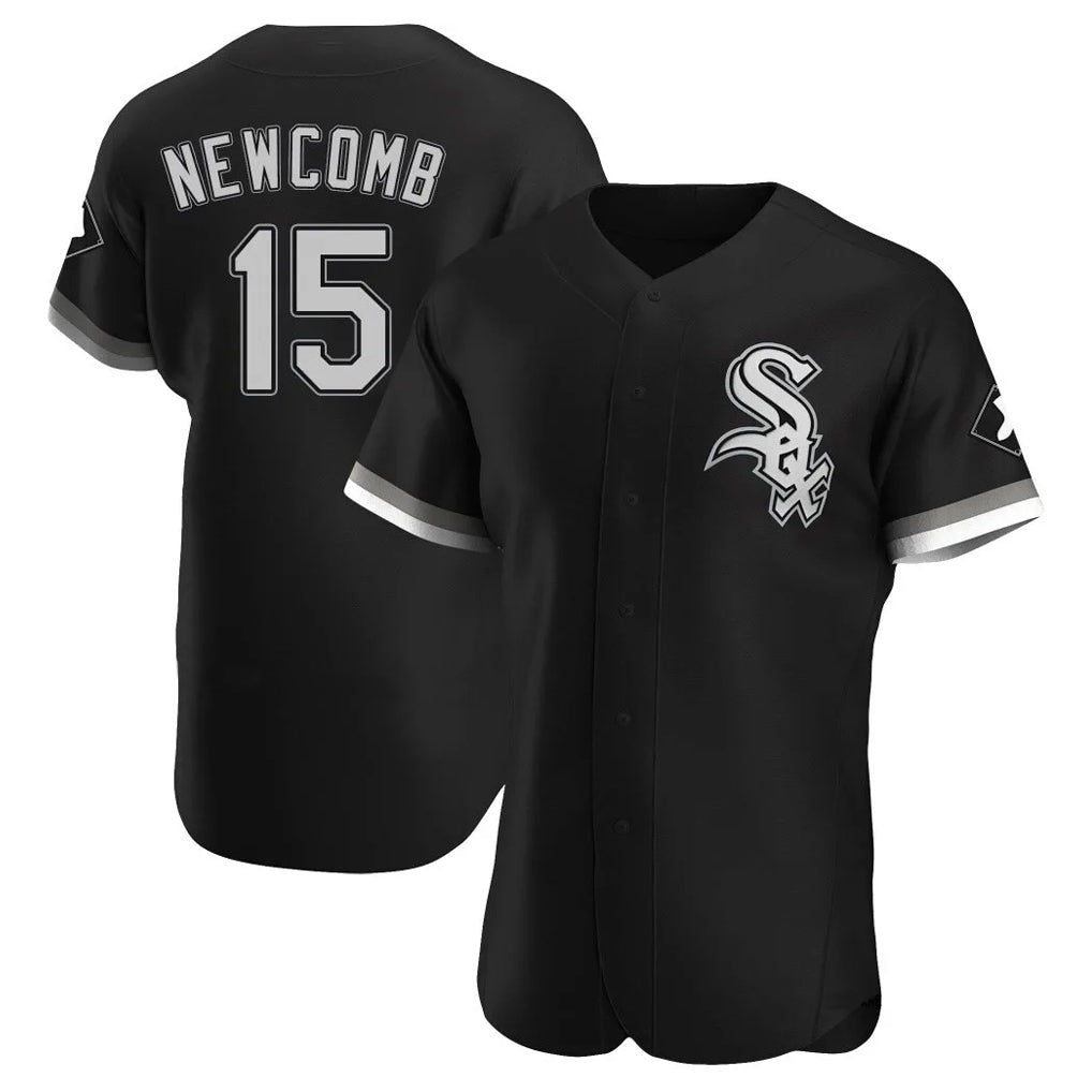 Chicago White Sox #15 Sean Newcomb Player Black Limited Elite Home Stitched Baseball Jersey