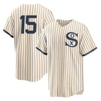 Chicago White Sox #15 Sean Newcomb Player Cream Field of Dreams Home Game Stitched Baseball Jersey
