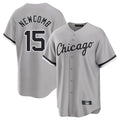 Chicago White Sox #15 Sean Newcomb Player Gray Home Game Stitched Baseball Jersey