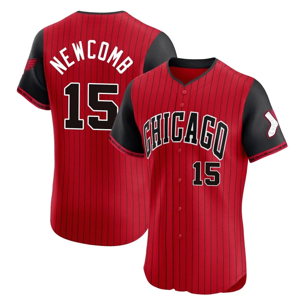 Chicago White Sox #15 Sean Newcomb Player Red City Connect Limited Elite Home Stitched Baseball Jersey