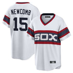 Chicago White Sox #15 Sean Newcomb Player White Home Game Stitched Baseball Jersey
