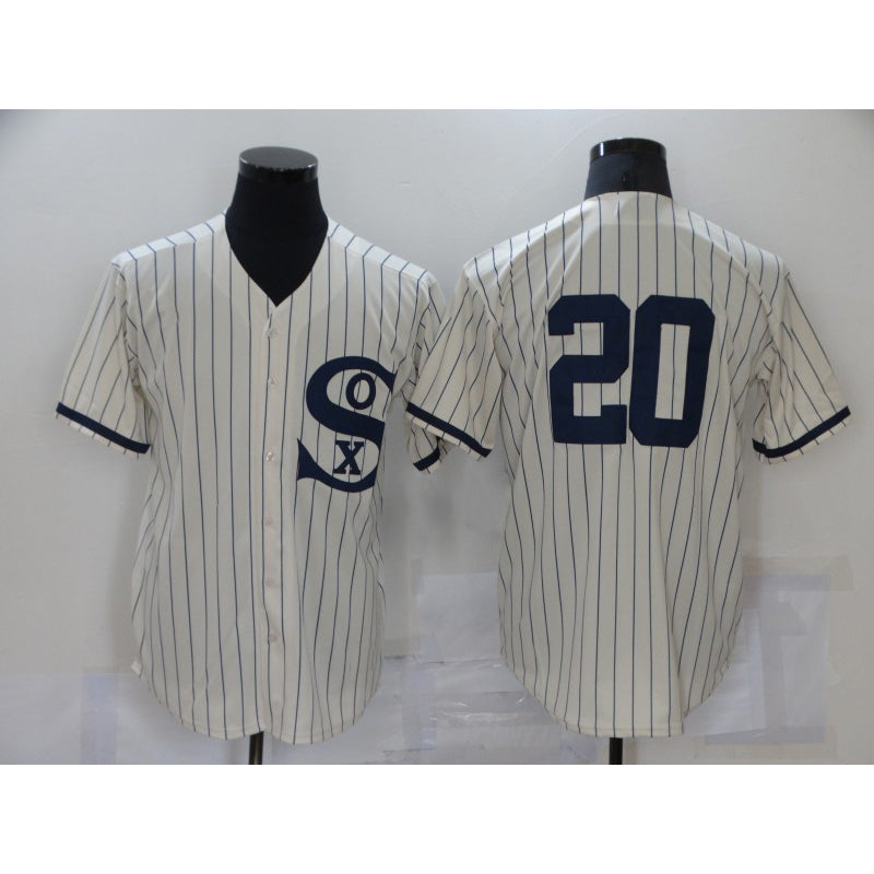 Chicago White Sox #20 Danny Mendick 2021 Cream Field of Dreams Cool Base Stitched Baseball Jersey