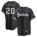 Chicago White Sox #20 Miguel Vargas Player Black City Connect Home Game Stitched Baseball Jersey