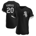Chicago White Sox #20 Miguel Vargas Player Black Limited Elite Home Stitched Baseball Jersey