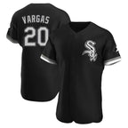 Chicago White Sox #20 Miguel Vargas Player Black Limited Elite Home Stitched Baseball Jersey