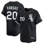 Chicago White Sox #20 Miguel Vargas Player Black Limited Home Stitched Baseball Jersey