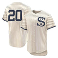 Chicago White Sox #20 Miguel Vargas Player Cream Field of Dreams Limited Elite Home Stitched Baseball Jersey