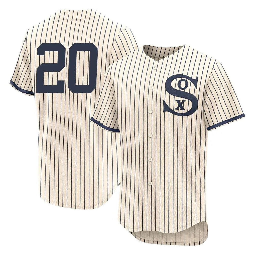 Chicago White Sox #20 Miguel Vargas Player Cream Field of Dreams Limited Elite Home Stitched Baseball Jersey