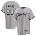 Chicago White Sox #20 Miguel Vargas Player Gray Home Game Stitched Baseball Jersey