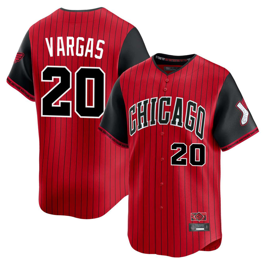 Chicago White Sox #20 Miguel Vargas Player Red City Connect Limited Home Stitched Baseball Jersey