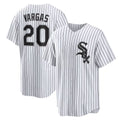 Chicago White Sox #20 Miguel Vargas White Home Replica Baseball Jersey
