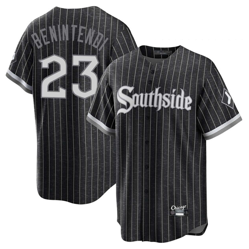 Chicago White Sox #23 Andrew Benintendi Player Black City Connect Home Game Stitched Baseball Jersey