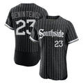 Chicago White Sox #23 Andrew Benintendi Player Black City Connect Limited Elite Home Stitched Baseball Jersey