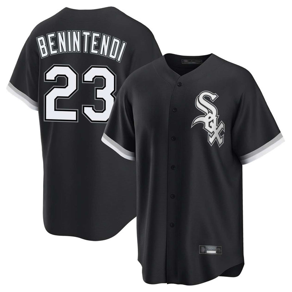 Chicago White Sox #23 Andrew Benintendi Player Black Home Game Stitched Baseball Jersey