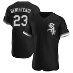Chicago White Sox #23 Andrew Benintendi Player Black Limited Elite Home Stitched Baseball Jersey