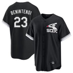Chicago White Sox #23 Andrew Benintendi Player Black Spring Training Game Stitched Baseball Jersey