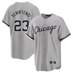 Chicago White Sox #23 Andrew Benintendi Player Gray Home Game Stitched Baseball Jersey