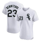 Chicago White Sox #23 Andrew Benintendi Player White Stripe Limited Elite Home Stitched Baseball Jersey