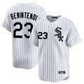Chicago White Sox #23 Andrew Benintendi Player White Stripe Limited Home Stitched Baseball Jersey