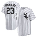 Chicago White Sox #23 Andrew Benintendi White-Black Home Official Player Baseball Jersey