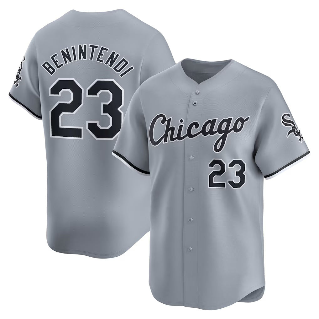 Chicago White Sox #23 Andrew Benintendi White Road Limited Player Baseball Jersey