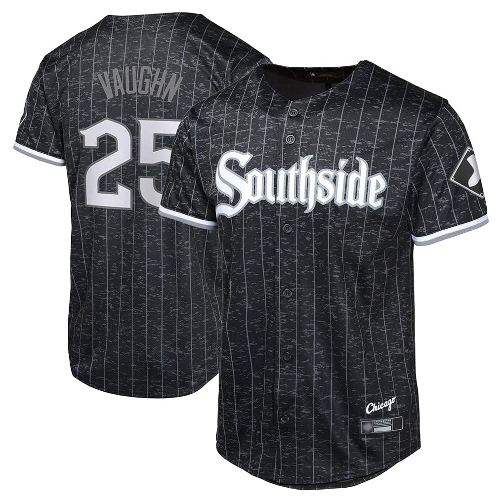 Chicago White Sox #25 Andrew Vaughn Player Black City Connect Home Game Stitched Baseball Jersey