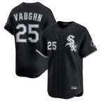 Chicago White Sox #25 Andrew Vaughn Player Black Limited Home Stitched Baseball Jersey