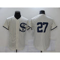 Chicago White Sox #27 Lucas Giolito 2021 Cream Navy Field of Dreams Flex Base Stitched Baseball Jersey