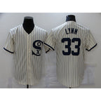 Chicago White Sox #33 Lance Lynn 2021 Cream Field of Dreams Name Cool Base Stitched Baseball Jersey