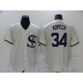 Chicago White Sox #34 Michael Kopech 2021 Cream Field of Dreams Name Cool Base Stitched Baseball Jersey