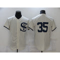 Chicago White Sox #35 Frank Thomas 2021 Cream Navy Field of Dreams Flex Base Stitched Baseball Jersey