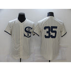 Chicago White Sox #35 Frank Thomas 2021 Cream Navy Field of Dreams Flex Base Stitched Baseball Jersey