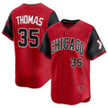 Chicago White Sox #35 Frank Thomas Red Black 2025 City Connect Limited Stitched Baseball Jersey