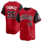 Chicago White Sox #35 Frank Thomas Red Black 2025 City Connect Limited Stitched Baseball Jersey