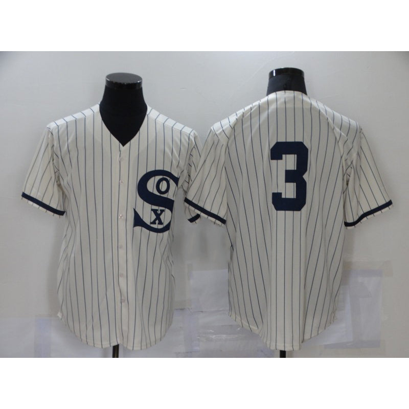 Chicago White Sox #3 Harold Baines 2021 Cream Field of Dreams Cool Base Stitched Baseball Jersey
