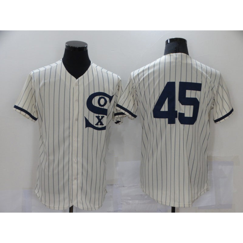 Chicago White Sox #45 Michael Jordan 2021 Cream Navy Field of Dreams Flex Base Stitched Baseball Jersey