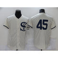 Chicago White Sox #45 Michael Jordan 2021 Cream Navy Field of Dreams Flex Base Stitched Baseball Jersey