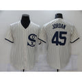 Chicago White Sox #45 Michael Jordan 2021 Cream Navy Field of Dreams Name Flex Base Stitched Baseball Jersey