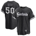 Chicago White Sox #50 Lenyn Sosa Player Black City Connect Home Game Stitched Baseball Jersey