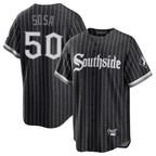 Chicago White Sox #50 Lenyn Sosa Player Black City Connect Home Game Stitched Baseball Jersey