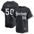 Chicago White Sox #50 Lenyn Sosa Player Black City Connect Limited Home Stitched Baseball Jersey