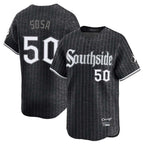 Chicago White Sox #50 Lenyn Sosa Player Black City Connect Limited Home Stitched Baseball Jersey