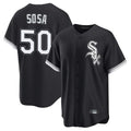 Chicago White Sox #50 Lenyn Sosa Player Black Home Game Stitched Baseball Jersey