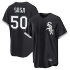 Chicago White Sox #50 Lenyn Sosa Player Black Home Game Stitched Baseball Jersey