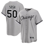 Chicago White Sox #50 Lenyn Sosa Player Gray Home Game Stitched Baseball Jersey